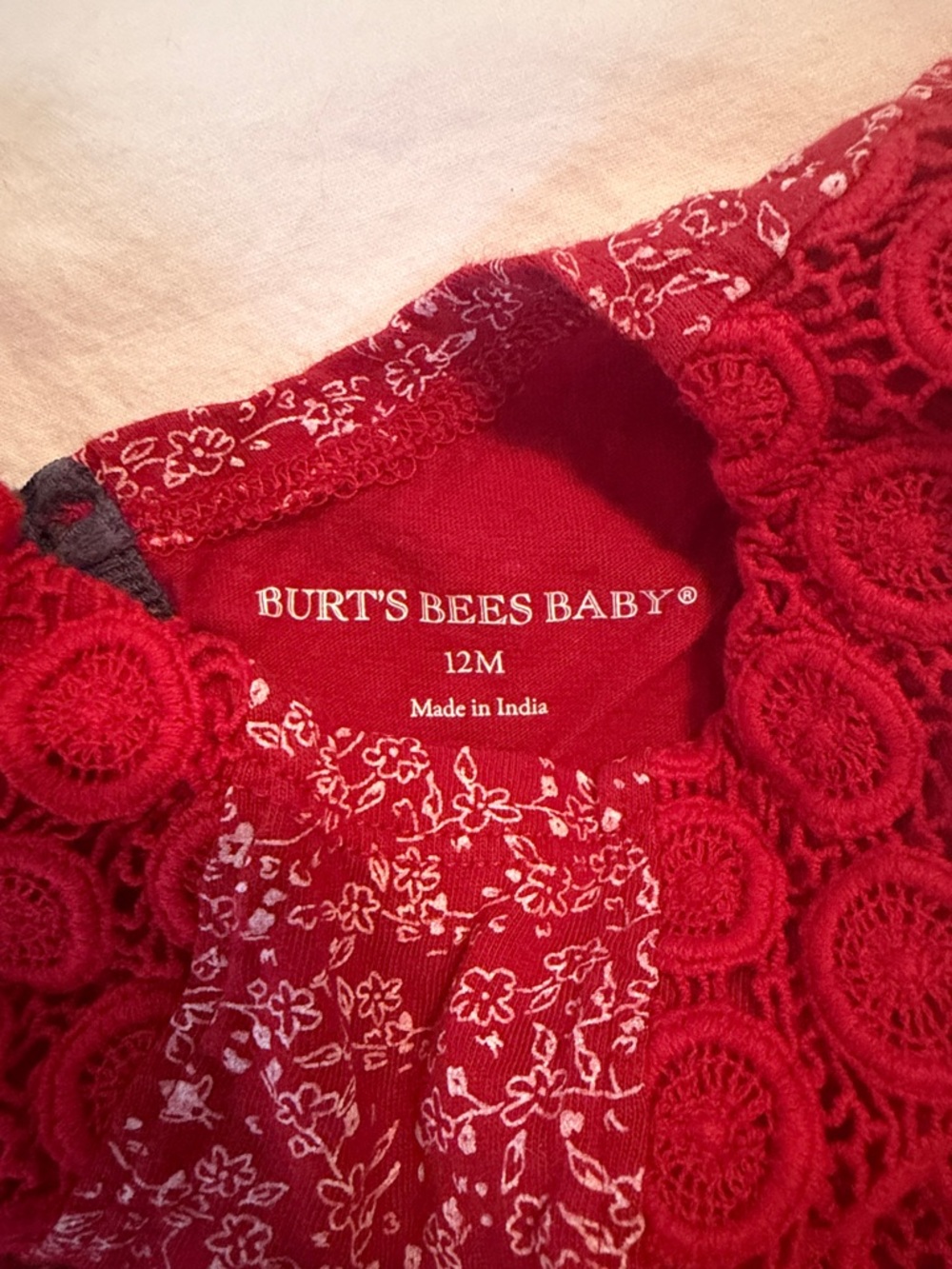 Burt's Bees Baby | Bubble Romper + Dress & Bloomers | 12 months - Picture 2 of 3